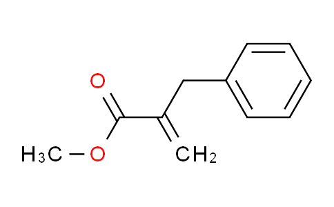 CAS No. 3070-71-1, 2-(phenylmethyl)-2-propenoic acid methyl ester
