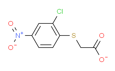 CAS No. 30880-64-9, 2-[(2-chloro-4-nitrophenyl)thio]acetate