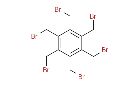 CAS No. 3095-73-6, 1,2,3,4,5,6-hexakis(bromomethyl)benzene