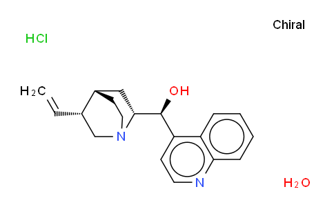 CAS No. 312695-48-0, (5-ethenyl-1-azabicyclo[2.2.2]octan-2-yl)-(4-quinolinyl)methanol; hydron; chloride; hydrate