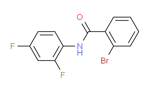 CAS No. 314025-94-0, 2-bromo-N-(2,4-difluorophenyl)benzamide