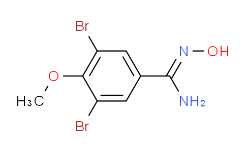 CAS No. 31419-81-5, 3,5-dibromo-N'-hydroxy-4-methoxybenzenecarboximidamide