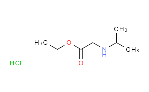 CAS No. 3183-23-1, N-Isopropylaminoacetic acid ethyl ester hydrochloride