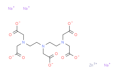 CAS No. 3195-24-2, trisodium zinc 2-[bis[2-[bis(carboxylatomethyl)amino]ethyl]amino]acetate