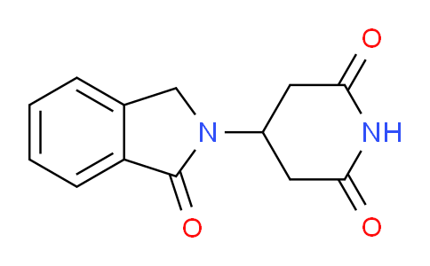CAS No. 3206-31-3, 4-(3-oxo-1H-isoindol-2-yl)piperidine-2,6-dione