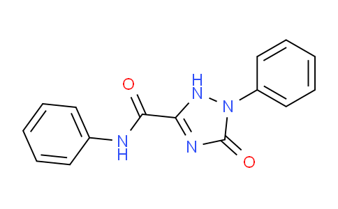 CAS No. 32589-62-1, 2,5-Dihydro-5-oxo-1-phenyl-1H-1,2,4-triazole-3-carboxylic acid phenylamide