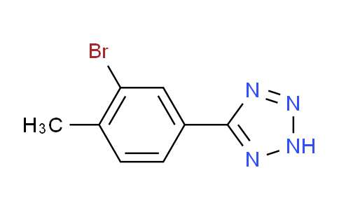 CAS No. 326912-89-4, 5-(3-Bromo-4-methylphenyl)-2H-tetrazole