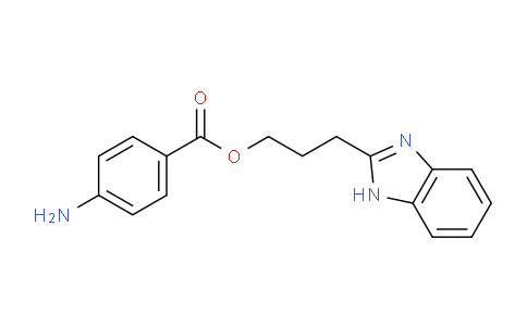 CAS No. 328117-25-5, 3-(1H-Benzo[d]imidazol-2-yl)propyl 4-aminobenzoate