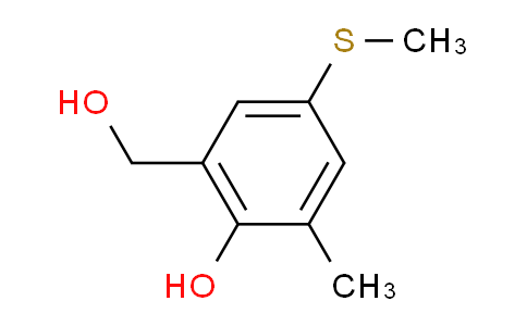 CAS No. 32867-65-5, 2-(Hydroxymethyl)-6-methyl-4-(methylthio)phenol