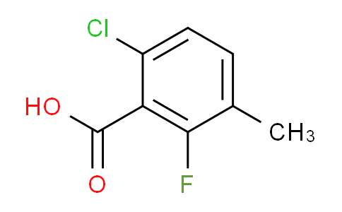 CAS No. 32890-90-7, 6-Chloro-2-fluoro-3-methylbenzoic acid