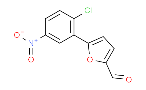 CAS No. 329222-78-8, 5-(2-chloro-5-nitrophenyl)-2-furancarboxaldehyde