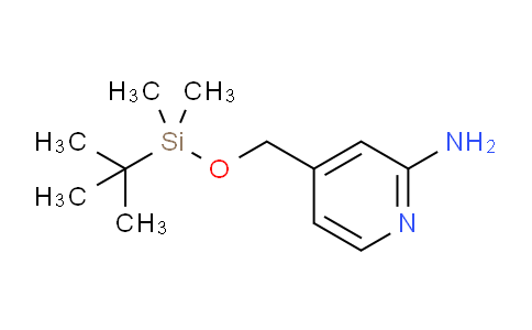 CAS No. 329794-09-4, 4-(((tert-Butyldimethylsilyl)oxy)methyl)pyridin-2-amine