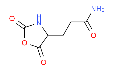 CAS No. 33043-61-7, 3-(2,5-dioxo-4-oxazolidinyl)propanamide