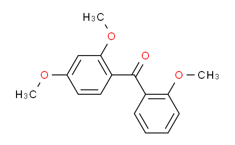 CAS No. 33077-87-1, (2,4-Dimethoxyphenyl)(2-methoxyphenyl)methanone