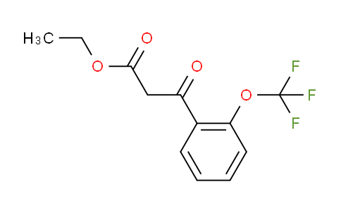 CAS No. 334778-38-0, Ethyl 3-oxo-3-(2-(trifluoromethoxy)phenyl)propanoate