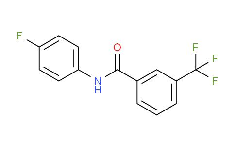 CAS No. 33489-71-3, N-(4-Fluorophenyl)-3-(trifluoromethyl)benzamide