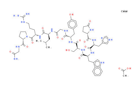 CAS No. 33515-09-2, N-[1-[[1-[[1-[[1-[[2-[[1-[[1-[2-[[(2-amino-2-oxoethyl)amino]-oxomethyl]-1-pyrrolidinyl]-5-(diaminomethylideneamino)-1-oxopentan-2-yl]amino]-4-methyl-1-oxopentan-2-yl]amino]-2-oxoethyl]amino]-3-(4-hydr