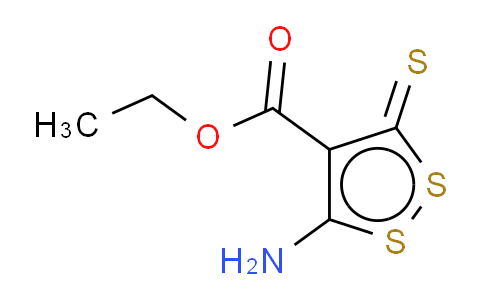 CAS No. 3354-38-9, 3-amino-5-sulfanylidene-4-dithiolecarboxylic acid