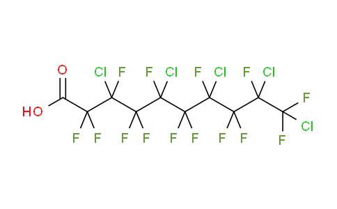 CAS No. 335-74-0, 3,5,7,9,10-pentachloro-2,2,3,4,4,5,6,6,7,8,8,9,10,10-tetradecafluorodecanoic acid