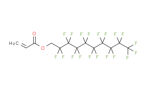 CAS No. 335-83-1, 2,2,3,3,4,4,5,5,6,6,7,7,8,8,9,9,10,10,10-Nonadecafluorodecyl prop-2-enoate