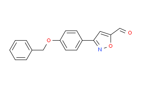CAS No. 337355-81-4, 3-(4-phenylmethoxyphenyl)-5-isoxazolecarboxaldehyde