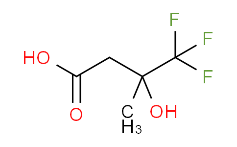 CAS No. 338-03-4, 4,4,4-Trifluoro-3-hydroxy-3-Methylbutyric acid