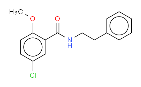 CAS No. 33924-49-1, 5-Chloro-2-methoxy-n-(2-phenylethyl)benzamide