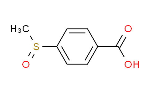 CAS No. 33963-58-5, 4-(Methylsulfinyl)benzoic acid