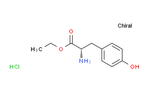 CAS No. 34081-17-9, (2S)-2-amino-3-(4-hydroxyphenyl)propanoic acid ethyl ester hydrochloride