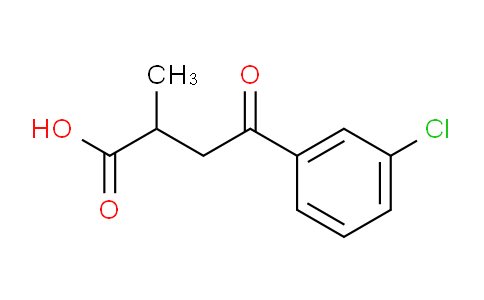 CAS No. 34243-96-4, 2-Methyl-4-oxo-4-(3'-chlorophenyl)butyric acid