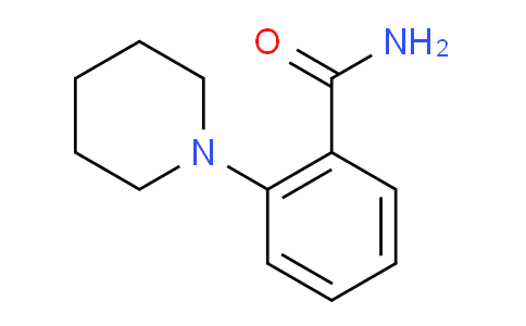 CAS No. 3430-40-8, 2-(1-piperidinyl)benzamide