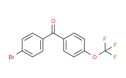 CAS No. 34367-36-7, 4-Bromo-4'-(trifluoromethoxy)benzophenone