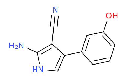 CAS No. 344359-56-4, 2-Amino-4-(3-hydroxyphenyl)-1H-pyrrole-3-carbonitrile