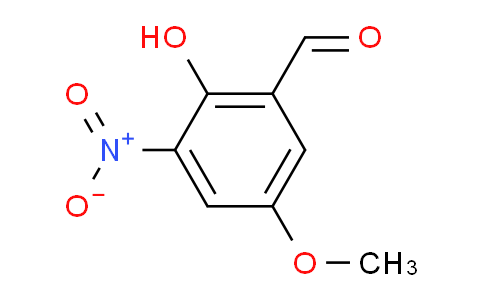 CAS No. 34549-69-4, 2-Hydroxy-5-methoxy-3-nitrobenzaldehyde
