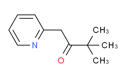 CAS No. 34552-04-0, 3,3-dimethyl-1-(2-pyridinyl)-2-butanone