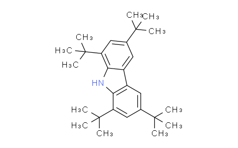 CAS No. 34601-54-2, 1,3,6,8-tetratert-butyl-9H-carbazole