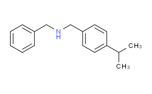 CAS No. 346700-52-5, N-Benzyl-1-(4-isopropylphenyl)methanamine