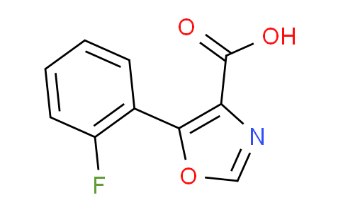 CAS No. 347187-18-2, 5-(2-Fluorophenyl)oxazole-4-carboxylic acid