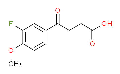 CAS No. 347-63-7, 4-(3-Fluoro-4-methoxyphenyl)-4-oxobutanoic acid