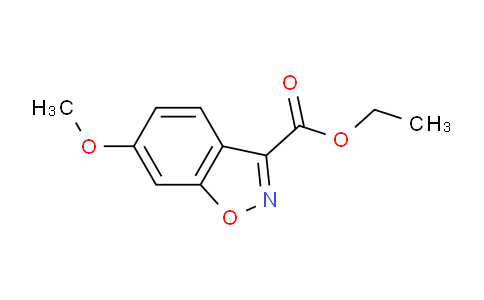 CAS No. 57764-51-9, Ethyl 6-methoxybenzo[d]isoxazole-3-carboxylate