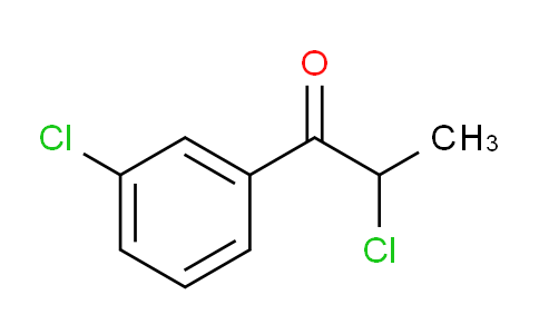 CAS No. 34841-41-3, 2-chloro-1-(3-chlorophenyl)-1-propanone