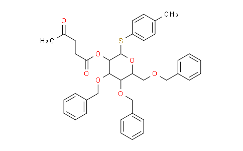 CAS No. 350600-54-3, 4-oxopentanoic acid [2-[(4-methylphenyl)thio]-4,5-bis(phenylmethoxy)-6-(phenylmethoxymethyl)-3-oxanyl] ester