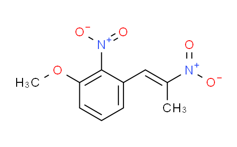CAS No. 350821-48-6, 1-Methoxy-2-nitro-3-(2-nitroprop-1-enyl)benzene