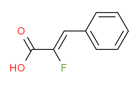 CAS No. 350-90-3, 2-Fluoro-3-phenylpropenoic acid