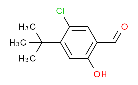 CAS No. 3522-86-9, 4-tert-butyl-5-chloro-2-hydroxybenzaldehyde