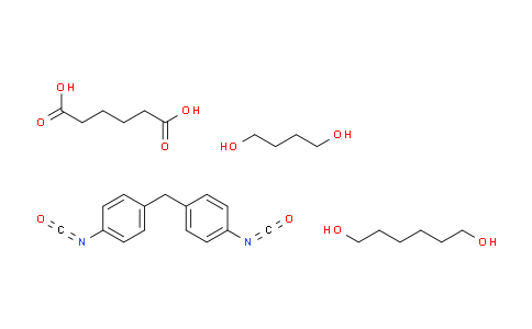 CAS No. 355-17-9, butane-1,4-diol; hexanedioic acid; hexane-1,6-diol; 1-isocyanato-4-[(4-isocyanatophenyl)methyl]benzene