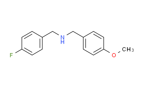 CAS No. 355815-47-3, N-(4-Fluorobenzyl)-1-(4-methoxyphenyl)methanamine