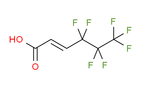 CAS No. 356-03-6, 4,4,5,5,6,6,6-heptafluoro-2-hexenoic acid