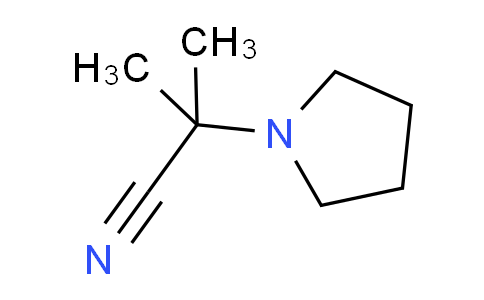 CAS No. 35666-79-6, 2-Methyl-2-(pyrrolidin-1-yl)propanenitrile
