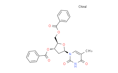 CAS No. 35898-30-7, 3',5'-di-O-benzoyl thymidine